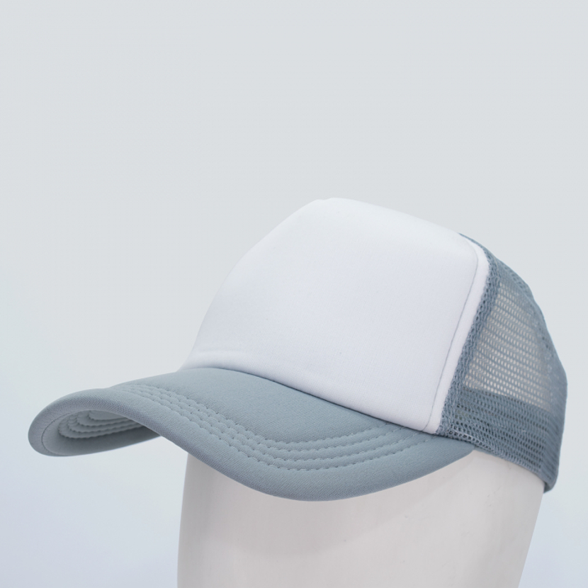 Jockey malla poliéster estampado blanco 8