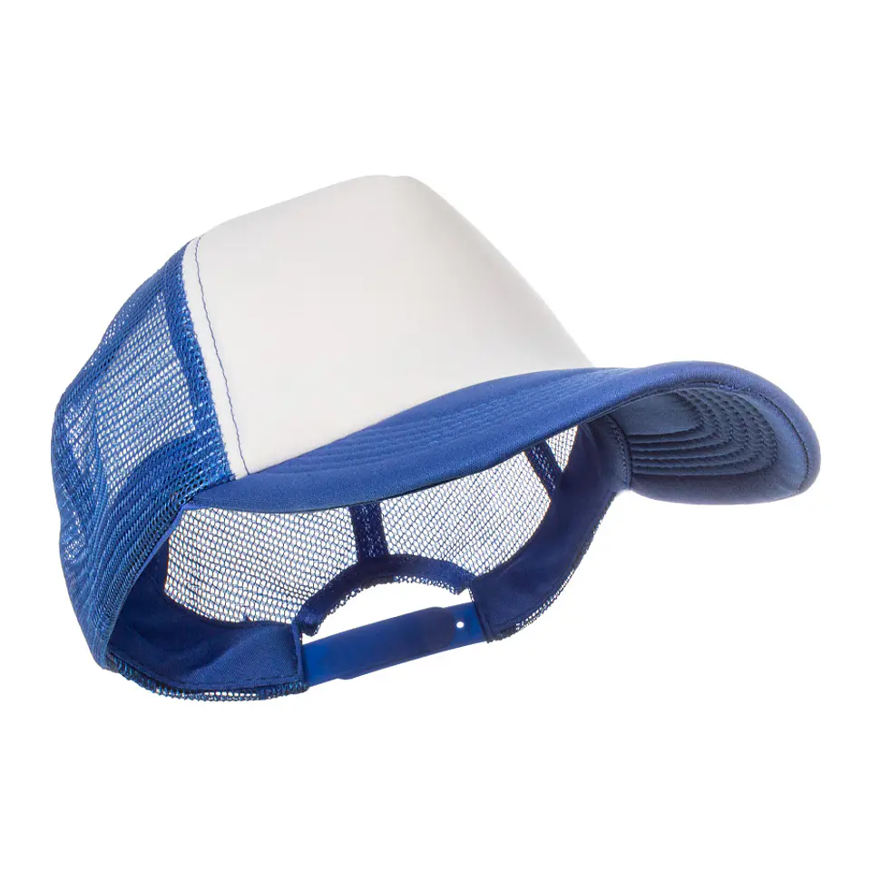 Jockey malla poliéster estampado blanco 9