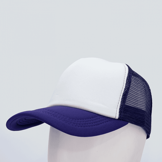 Jockey malla poliéster estampado blanco 12