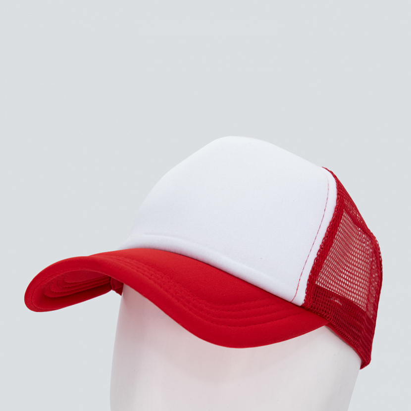 Jockey malla poliéster estampado blanco 13