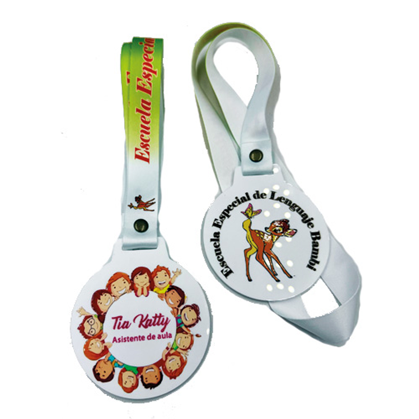 Medalla acrilico personalizado 1