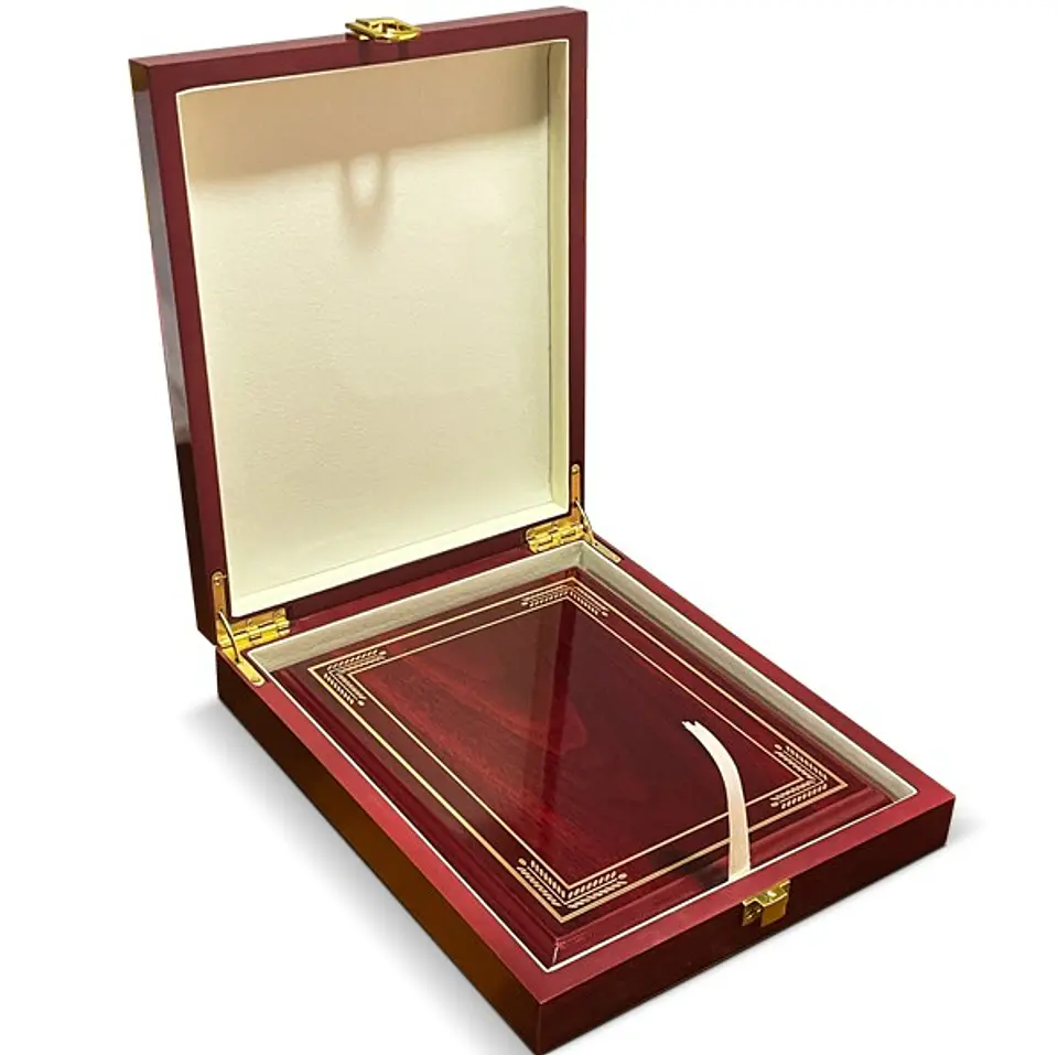 Galvano Madera con caja de lujo HRW60 2