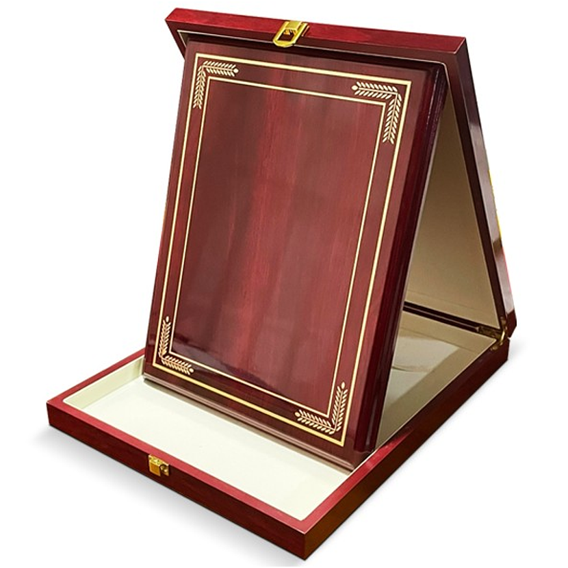 Galvano Madera con caja de lujo HRW60 3