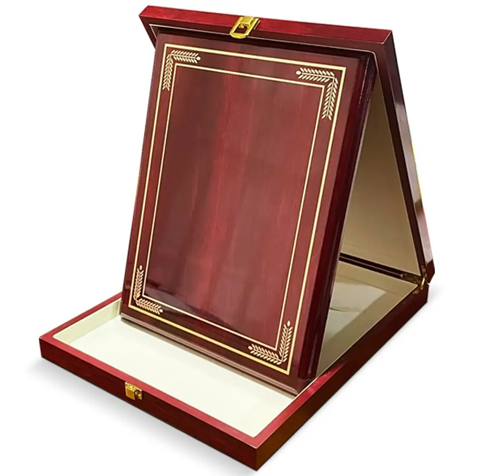 Galvano Madera con caja de lujo HRW60 3