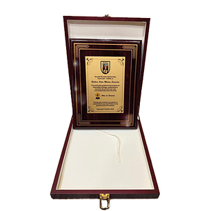 Galvano Madera con caja de lujo HRW60