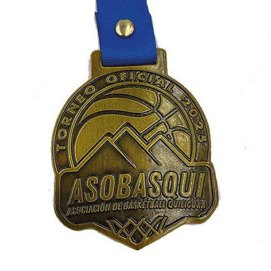 Medalla Fundida en Zamac 2