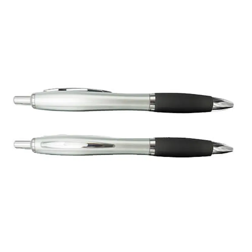 Bolígrafo Plástico Colores Plateado B12 6
