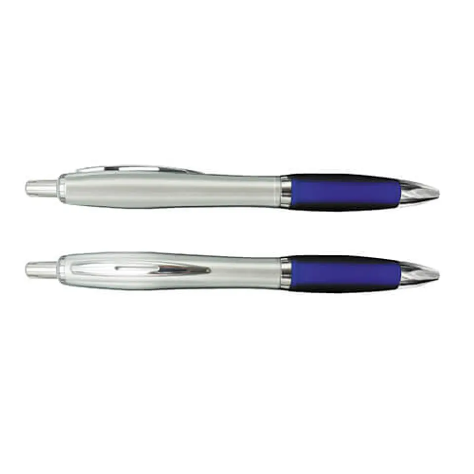 Bolígrafo Plástico Colores Plateado B12 7
