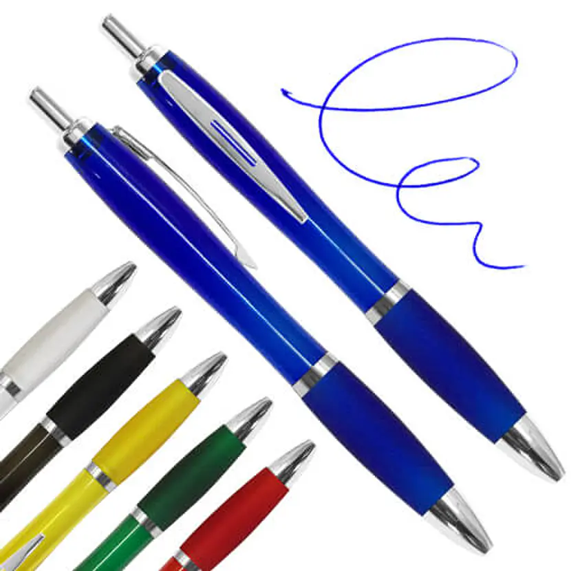 Bolígrafo Plástico Colores Plateado B11 1