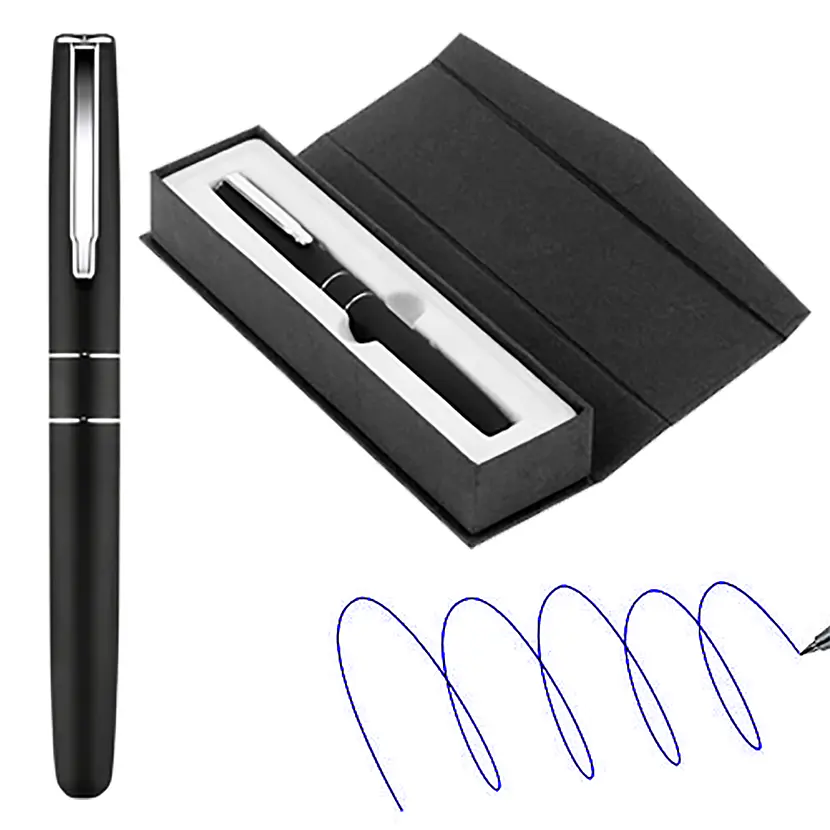 Boligrafo lapiz Roller Engomado con estuche y grabado laser B50 1