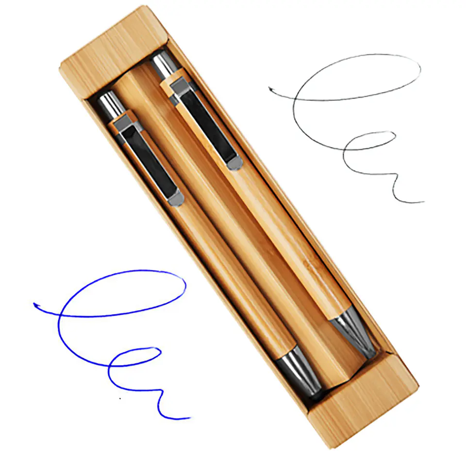 Set Portaminas y Bolígrafo Touch-Screen Bamboo B91 1