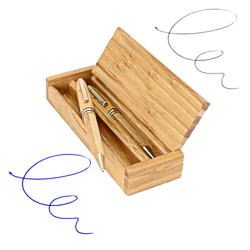Set Bolígrafo Portaminas Bamboo B7  1