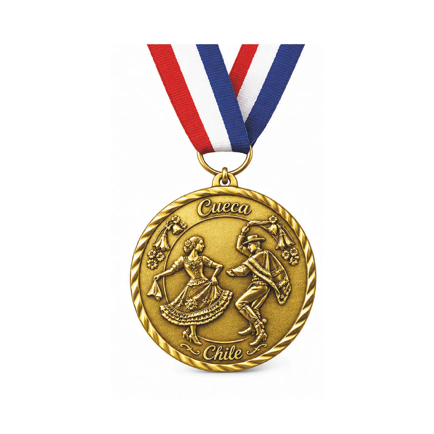 Medalla cueca 6,5 cm 2