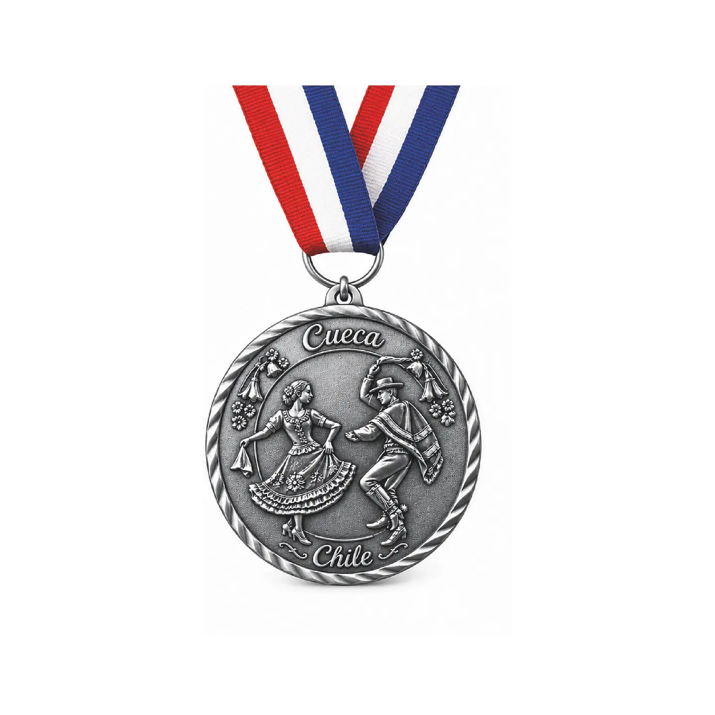 Medalla cueca 6,5 cm 3