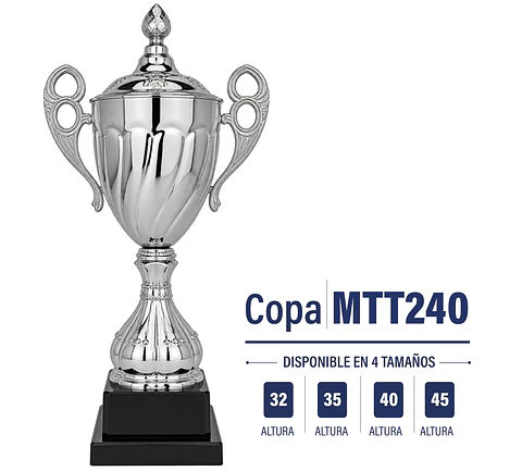 Copa plateada MTT240