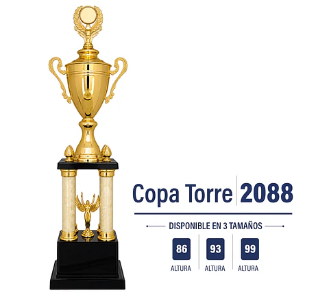 Copa torre dorada 2088