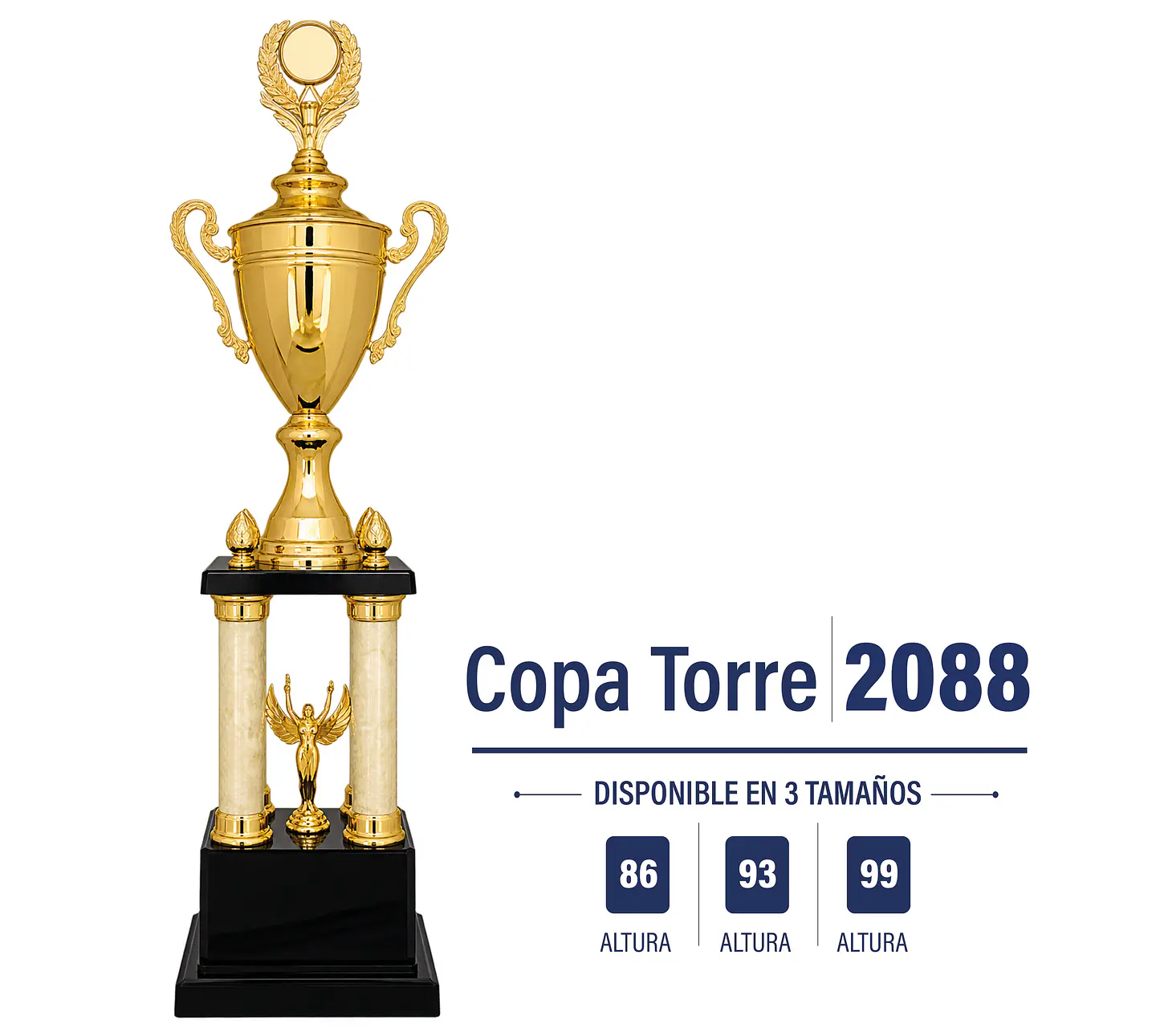 Copa torre dorada 2088 1