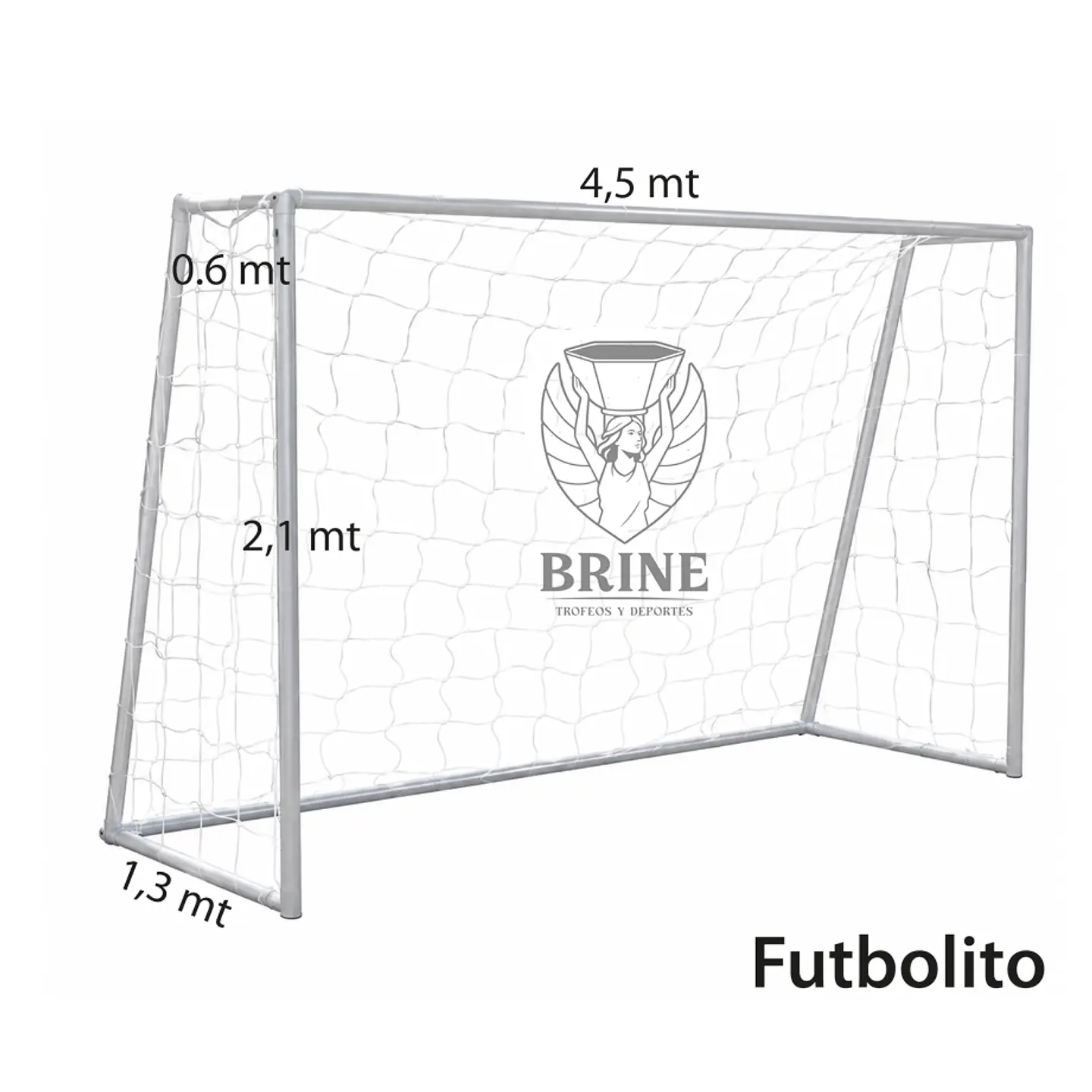 Redes para arco de futbolito 2x4,5 mt 1