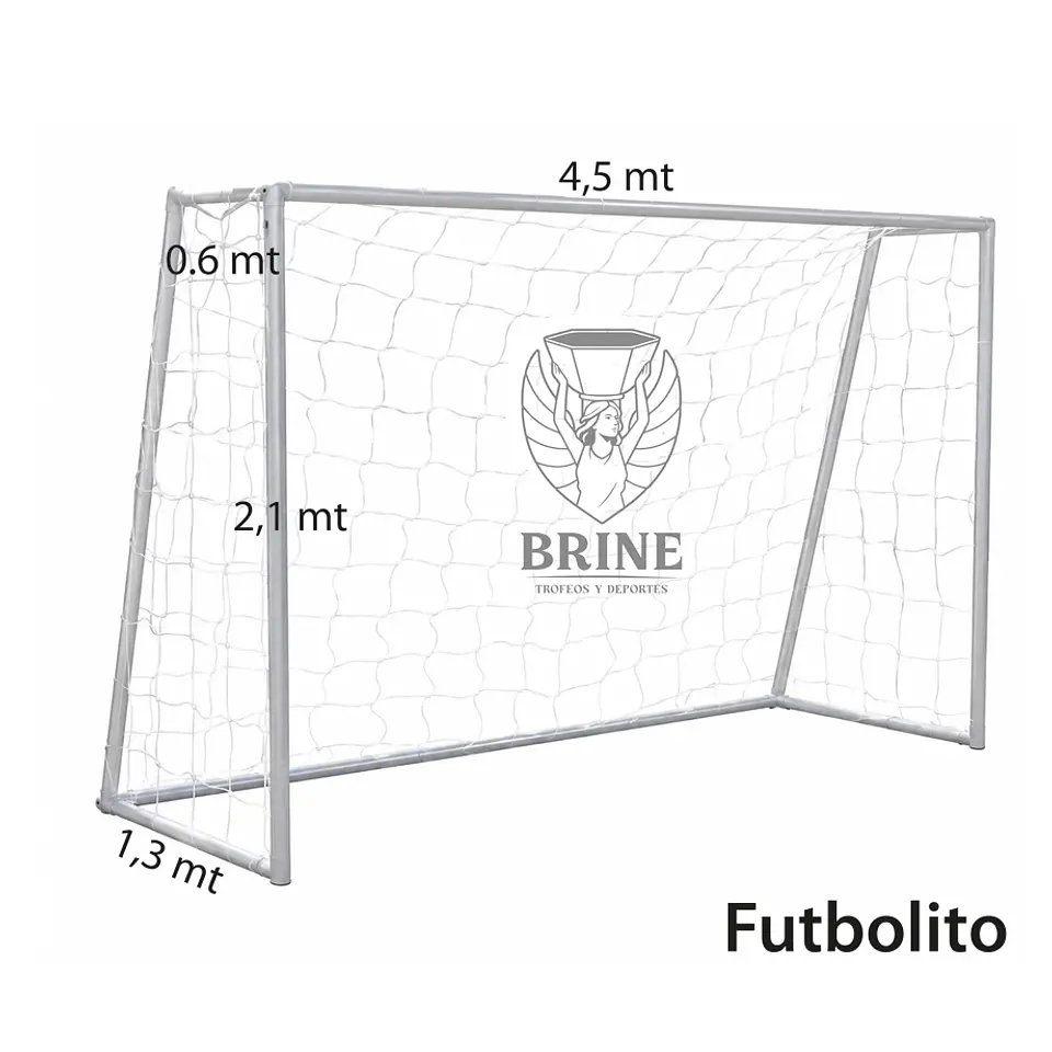 Redes para arco de futbolito 2x4,5 mt 1