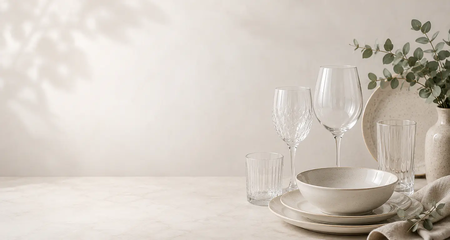 <div><br></div>Descubre nuestros productos<div><br></div><div>Explora nuestra colección de cristaleria, loza y más</div>