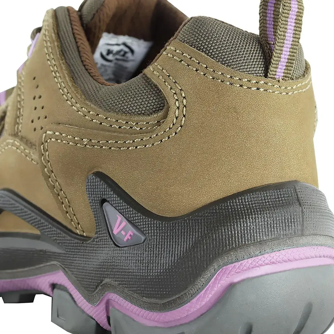 Zapato De Seguridad V-Flex V3 Mujer Nobuck Café 8