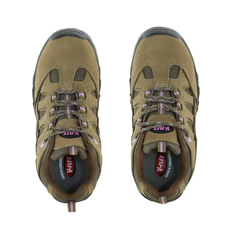 Zapato De Seguridad V-Flex V3 Mujer Nobuck Café 9