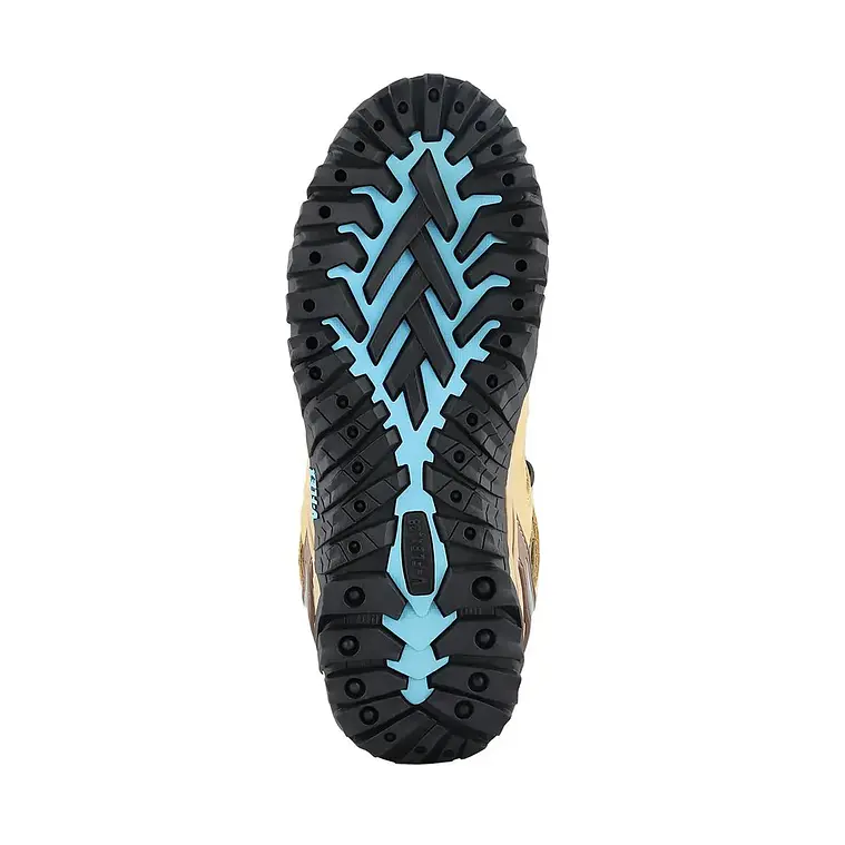 Zapato De Seguridad V-Flex V2 Mujer Celeste/Café 4