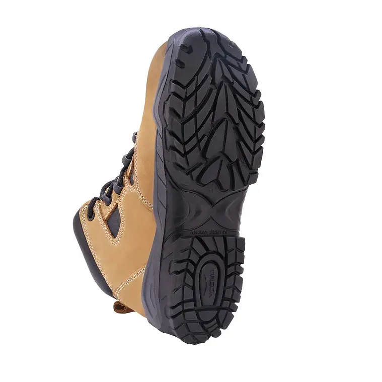 Botín De Seguridad Nitro 655 Nobuck Café 5