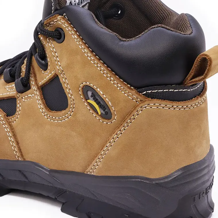 Botín De Seguridad Nitro 655 Nobuck Café 8