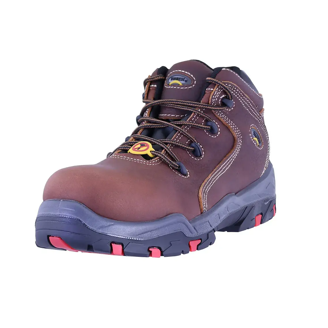 Botín De Seguridad Nitro 835 Anticlavo Pull Up Café 3