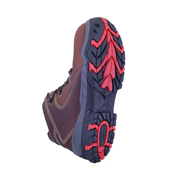 Botín De Seguridad Nitro 835 Anticlavo Pull Up Café 4