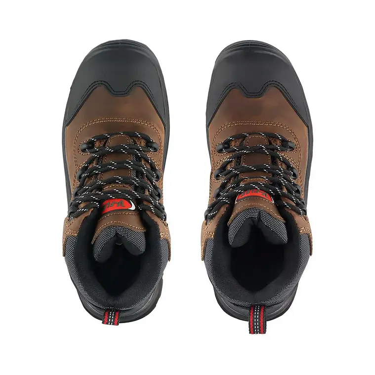 Botín De Seguridad V-Flex V45 Antiestático Café 9