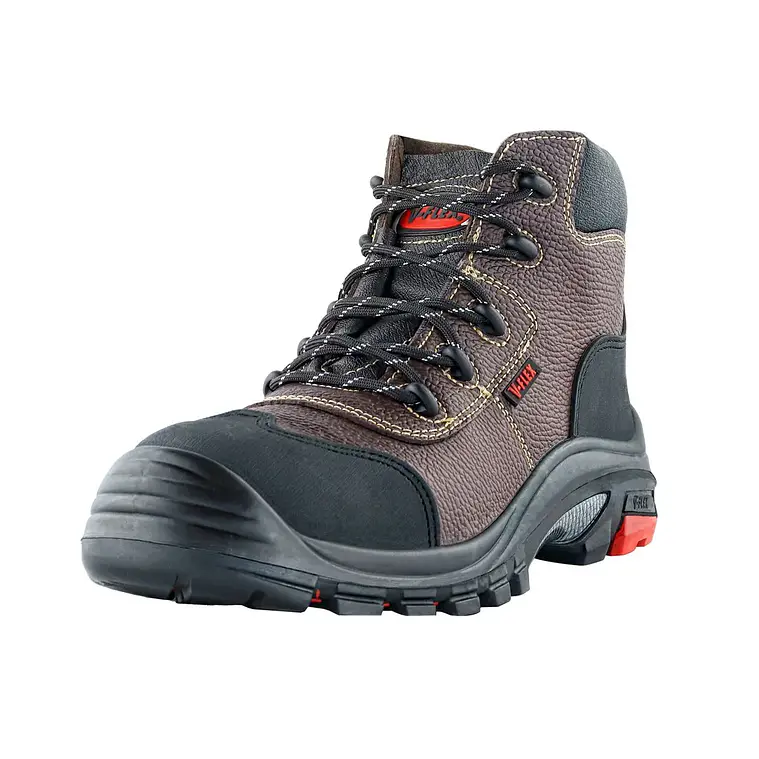 Botín De Seguridad V-Flex V32 Anticlavo Café 3