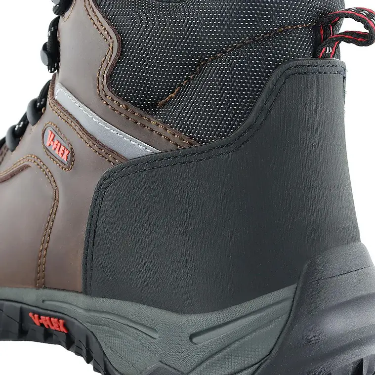 Botín De Seguridad V-Flex V47 Conductivo Café 8