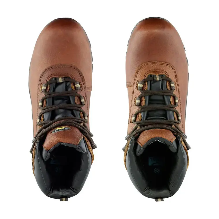 Botín De Seguridad Nitro 790 Pull Up Anticlavo Café 9