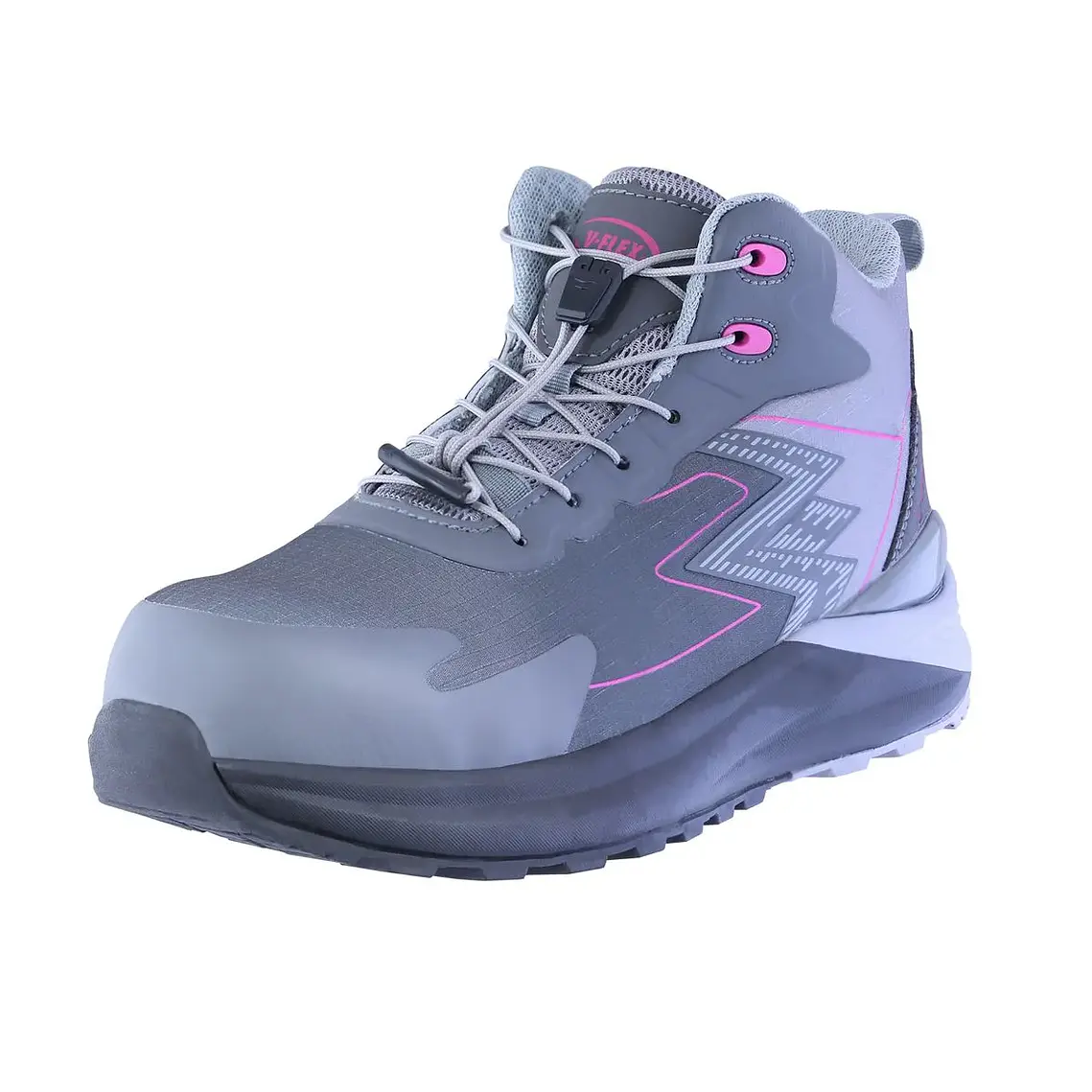 Botín De Seguridad V-Flex V87 Evalight Gris Mujer 3