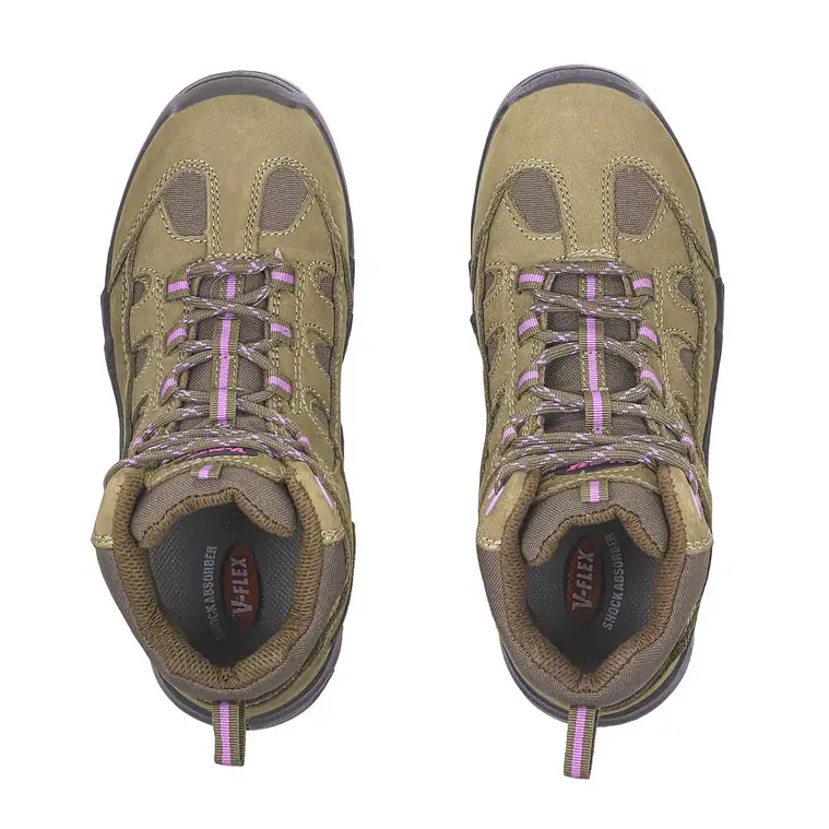 Botín De Seguridad V-Flex V5 Mujer Nobuck Café 9