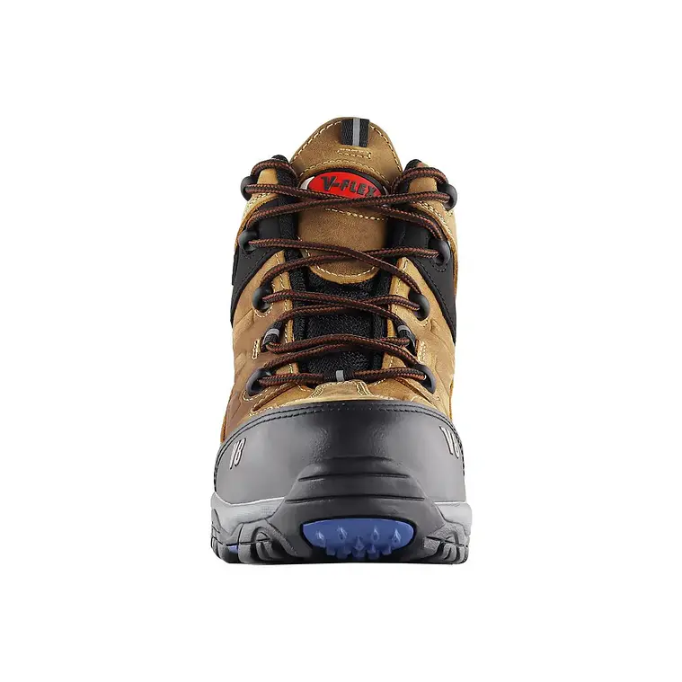 Botín De Seguridad V-Flex V8 High Cut Crazy Café 6