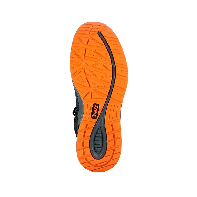 Botín De Seguridad V-Flex V91 Negro/Gris 4