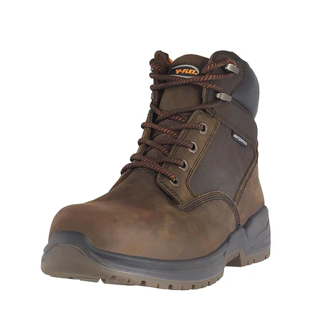 Botín De Seguridad V-Flex V77 Café