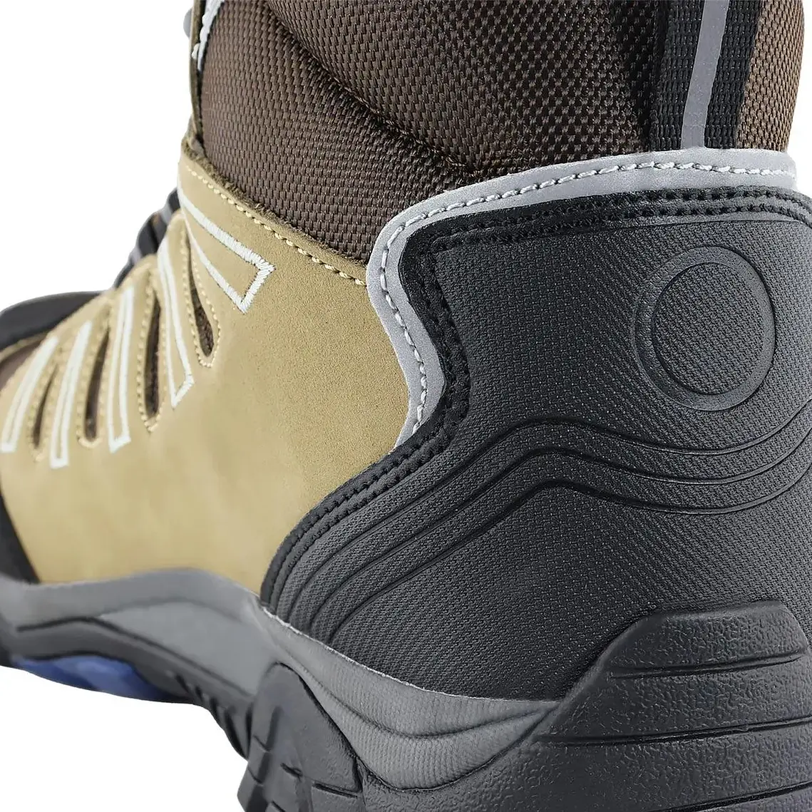 Botín De Seguridad V-Flex V35 Café/Negro 9