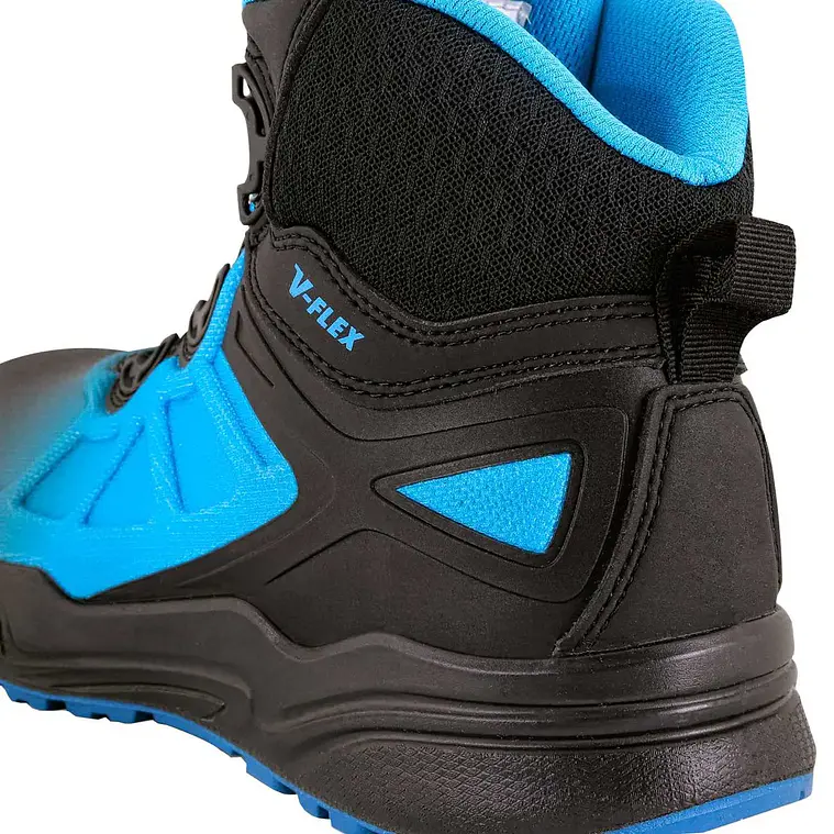 Botín De Seguridad V-Flex V93 Thinsulate® Boa Negro/Azul 8