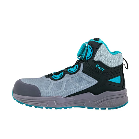 Botín De Seguridad V-Flex V99 Thinsulate® Boa Gris/Calipso Mujer