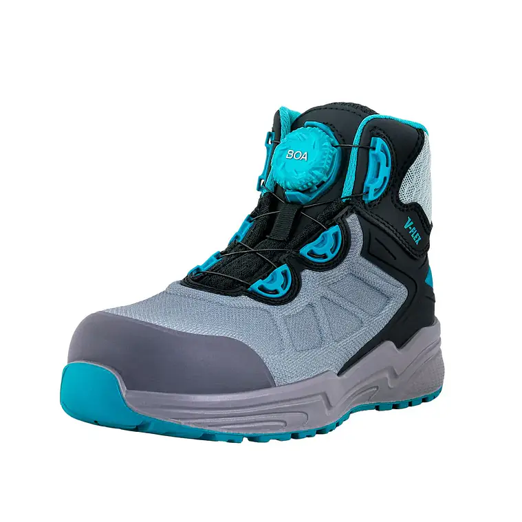 Botín De Seguridad V-Flex V99 Thinsulate® Boa Gris/Calipso Mujer 3