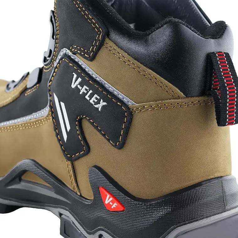 Botín De Seguridad V-Flex V10 Boa Café 8