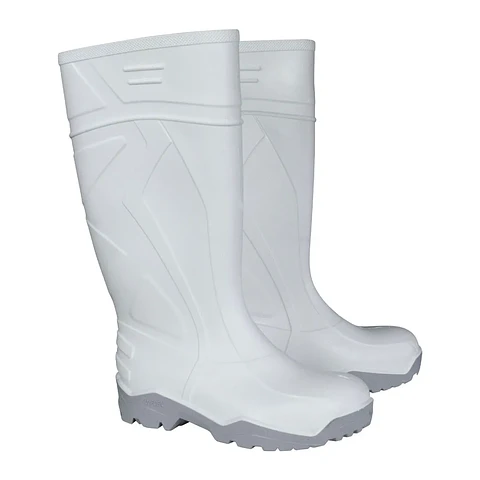 Bota De Seguridad V-Flex 923 PVC sin puntera Blanca