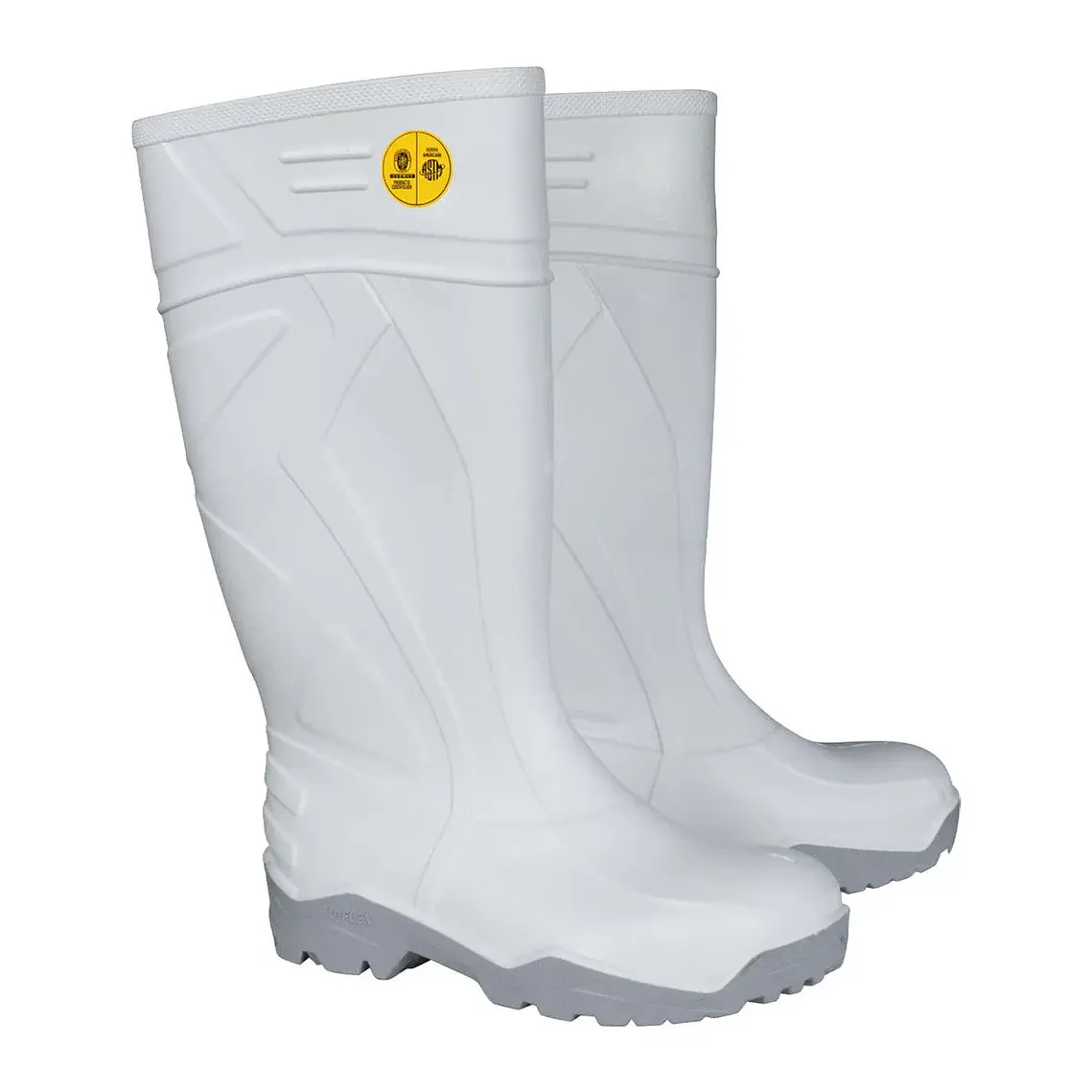 Bota De Seguridad V-Flex 943 PVC con punta de acero Blanca 2