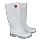 Bota De Seguridad V-Flex 933 PVC con punta y plantilla de acero Blanca - Miniatura 2