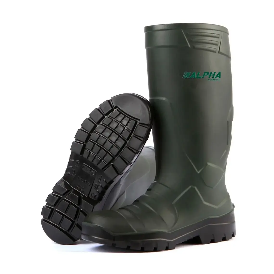 Bota De Seguridad Alpha S5 Poliuretano Verde 1