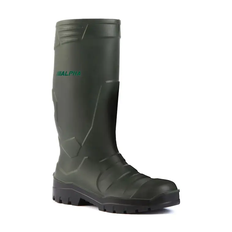 Bota De Seguridad Alpha S5 Poliuretano Verde 3